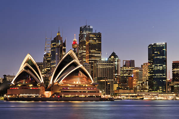 syndey skyline showing private enterprises