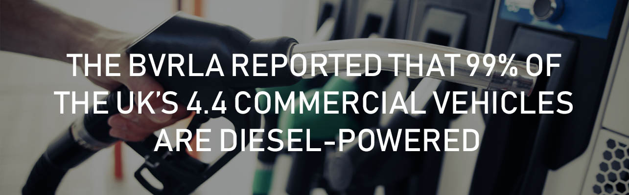 information about the relation between disel and commercial vehicles